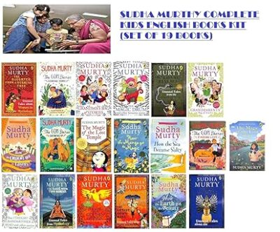 Sudha Murthy Kids English Book Bag (Set of 19 Books)